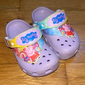 Peppa Pig Crocs - 7C - Toddler - Great Condition